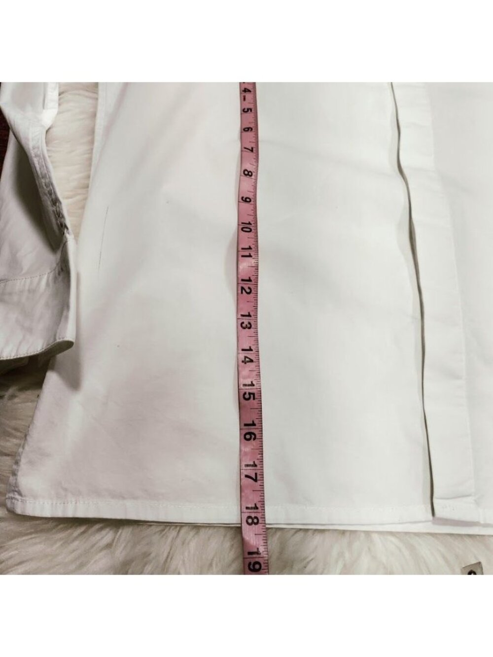 Givenchy Mens Classic Fit M White Cotton Button-Up Shirt With Logo Design - Picture 10 of 16